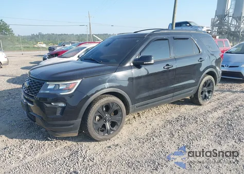 2019 Ford Explorer Sport z USA, uszkodzony, nr VIN 1FM5K8GT2KGA68398